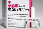 Narcan nasal spray box